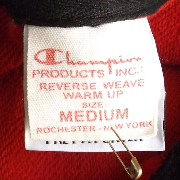 VETEMENTS X CHAMPION Hoodie, M, Antwerpen Belgium, Red/Black, Sweatshirt - Picture 11 of 16